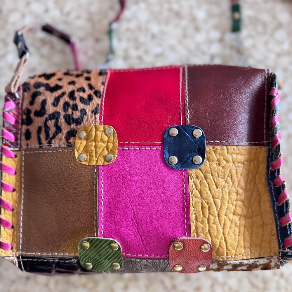 Multicolor Patchwork Women's Bag - image 1